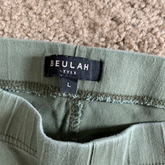 Cute boutique army green jeggings!! - Picture 2 of 2